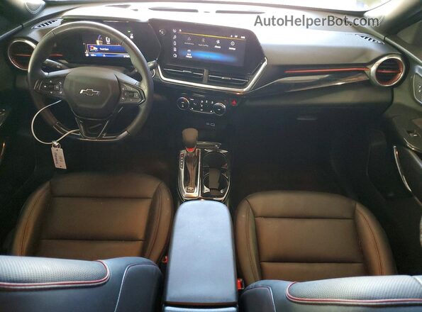 KL77LJE29RC157136 2024 CHEVROLET TRAX Turquoise Вид панелі приладів