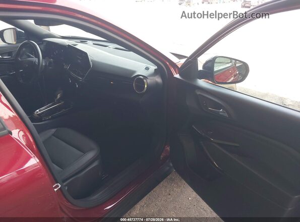 KL77LJE2XRC069096 2024 CHEVROLET TRAX Burgundy წინა სალონის ხედი
