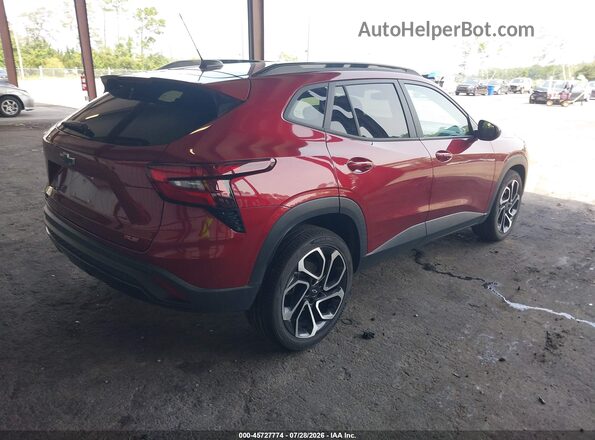 KL77LJE2XRC069096 2024 CHEVROLET TRAX Burgundy უკანა მარჯვენა