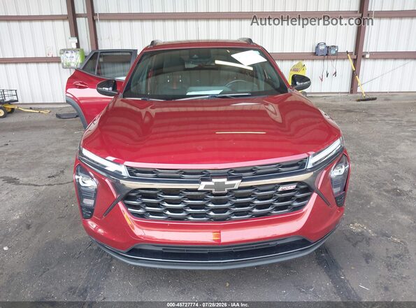 KL77LJE2XRC069096 2024 CHEVROLET TRAX Burgundy ხელსაწყოთა პანელის ხედი