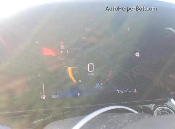 KL77LJE2XRC236430 2024 CHEVROLET TRAX Burgundy Instrument cluster view