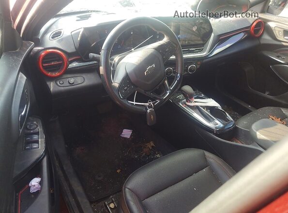 KL77LJE2XRC236430 2024 CHEVROLET TRAX Burgundy Dashboard view
