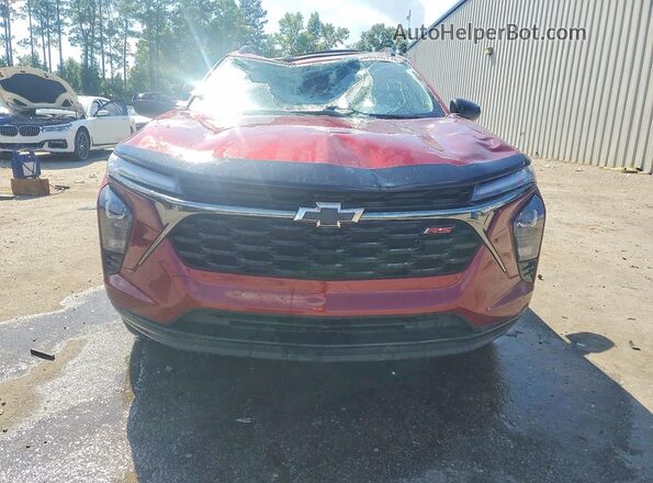KL77LJE2XRC236430 2024 CHEVROLET TRAX Burgundy Front view