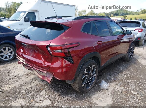 KL77LJEP0SC028610 2025 CHEVROLET TRAX Maroon უკანა მარჯვენა