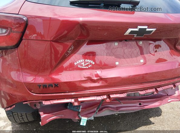 KL77LJEP0SC028610 2025 CHEVROLET TRAX Maroon წინა ხედი