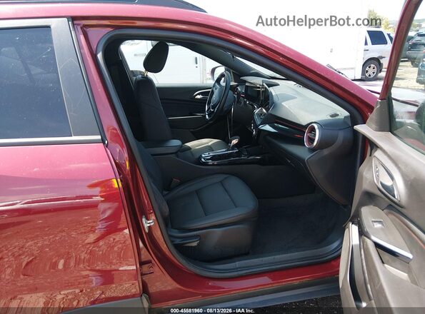 KL77LJEP0SC028610 2025 CHEVROLET TRAX Maroon წინა სალონის ხედი