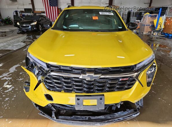 KL77LJEP0SC052308 2025 CHEVROLET TRAX Yellow Front view