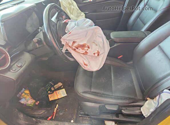 KL77LJEP0SC052308 2025 CHEVROLET TRAX Yellow Front interior view