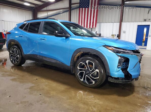KL77LJEP0SC266490 2025 CHEVROLET TRAX Blue Przód prawy