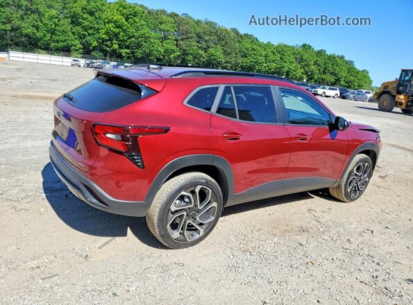 KL77LJEP3SC119189 2025 CHEVROLET TRAX Burgundy Trasero derecho