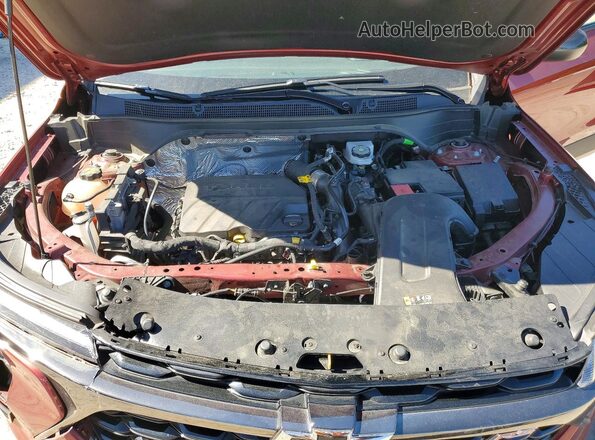 KL77LJEP3SC119189 2025 CHEVROLET TRAX Burgundy Vista interior trasera