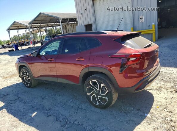 KL77LJEP3SC119189 2025 CHEVROLET TRAX Burgundy Trasero izquierdo