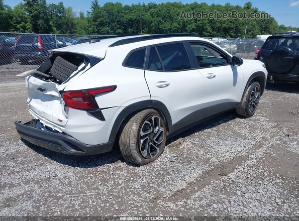 KL77LJEP3SC287141 2025 CHEVROLET TRAX White Tył prawy