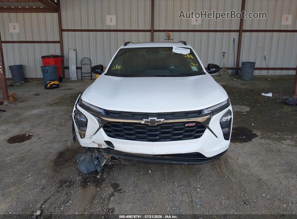 KL77LJEP4SC051940 2025 CHEVROLET TRAX White Instrument cluster view