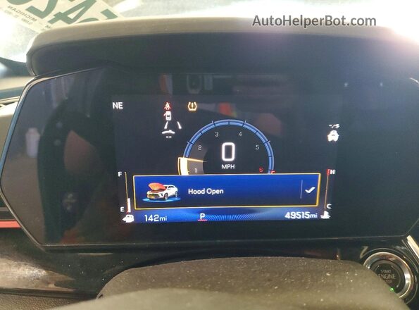 KL77LJEP5SC036430 2025 CHEVROLET TRAX Black Սարքավորումների վահանակի տեսք