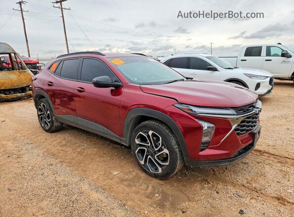 KL77LJEP5SC263505 2025 CHEVROLET TRAX Burgundy Delantero derecho