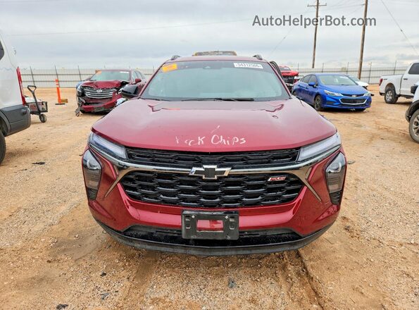 KL77LJEP5SC263505 2025 CHEVROLET TRAX Burgundy Vista frontal