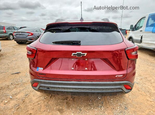 KL77LJEP5SC263505 2025 CHEVROLET TRAX Burgundy Vista trasera