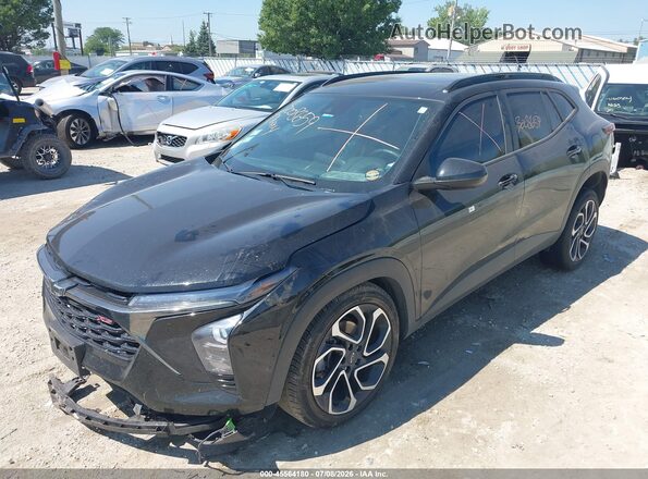 KL77LJEP7SC057148 2025 CHEVROLET TRAX Black წინა მარცხენა ხედი სამი მეოთხედიდან