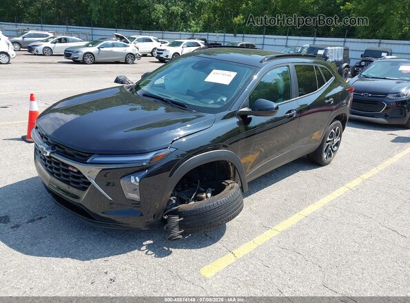 KL77LJEP7SC155838 2025 CHEVROLET TRAX Black Vista tres cuartos delantera izquierda