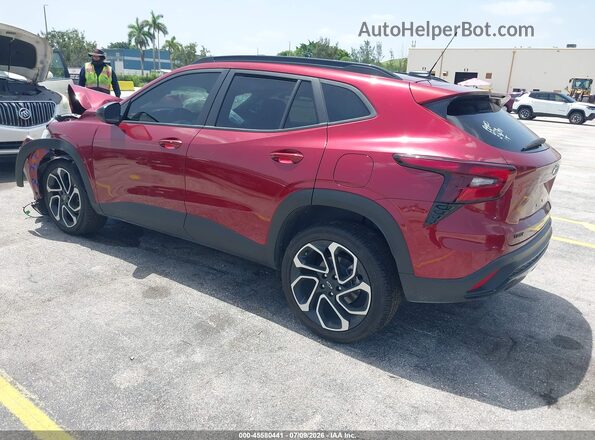 KL77LJEP7SC253803 2025 CHEVROLET TRAX Red უკანა მარცხენა