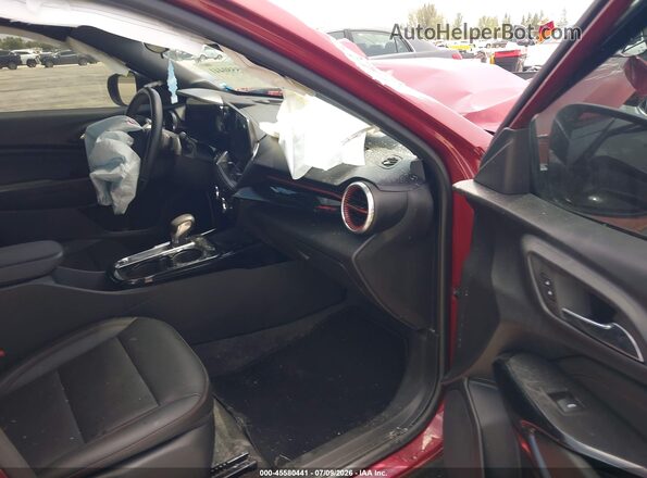 KL77LJEP7SC253803 2025 CHEVROLET TRAX Red წინა სალონის ხედი
