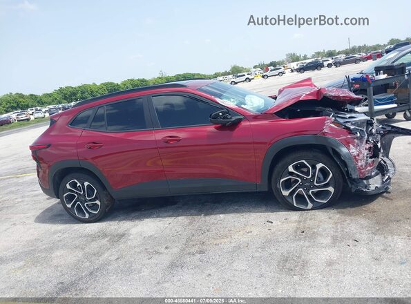 KL77LJEP7SC253803 2025 CHEVROLET TRAX Red უკანა სალონის ხედი
