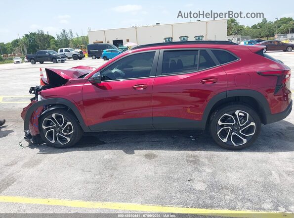 KL77LJEP7SC253803 2025 CHEVROLET TRAX Red სალონის 360-გრადუსიანი ხედი
