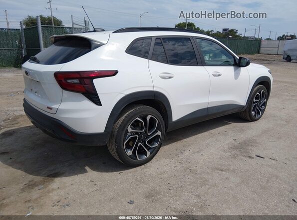 KL77LJEP8SC190534 2025 CHEVROLET TRAX White Tył prawy