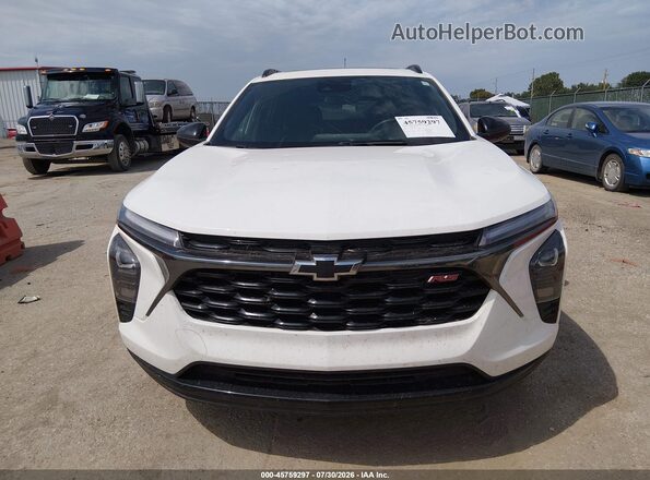 KL77LJEP8SC190534 2025 CHEVROLET TRAX White Widok zestawu wskaźników