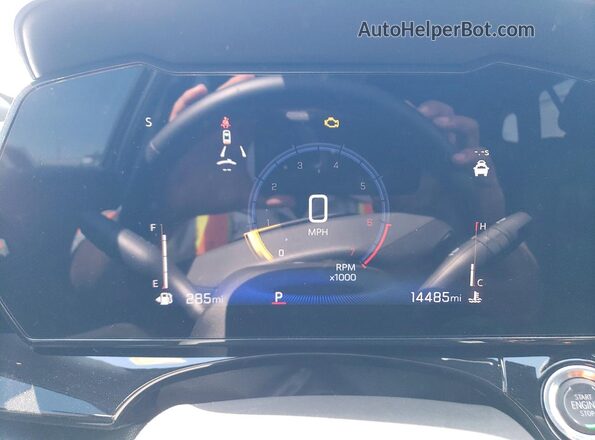 KL77LJEP8SC343364 2025 CHEVROLET TRAX Black Widok zestawu wskaźników