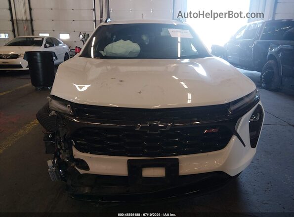 KL77LJEP9SC082262 2025 CHEVROLET TRAX White Vista del cuadro de instrumentos