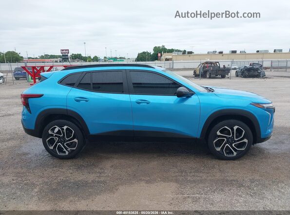 KL77LJEP9SC088482 2025 CHEVROLET TRAX Light Blue Вид задньої частини салону