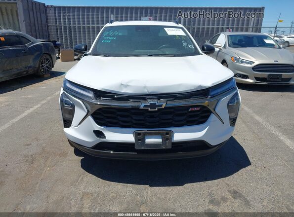KL77LJEP9SC271574 2025 CHEVROLET TRAX White ხელსაწყოთა პანელის ხედი