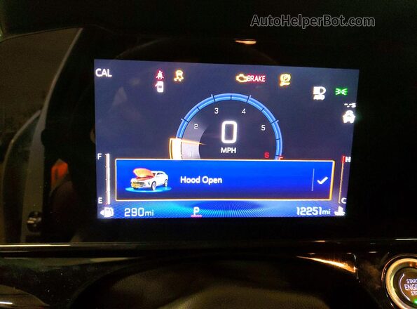 KL77LJEPXSC103488 2025 CHEVROLET TRAX White Vista del cuadro de instrumentos