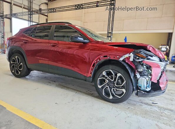 KL77LJEPXSC169930 2025 CHEVROLET TRAX Red Front right