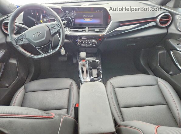KL77LJEPXSC169930 2025 CHEVROLET TRAX Red Dashboard view