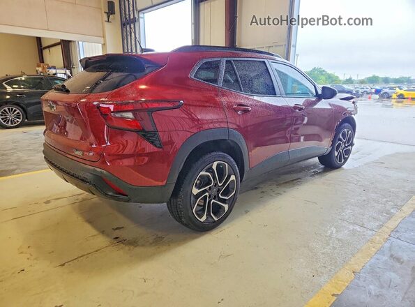 KL77LJEPXSC169930 2025 CHEVROLET TRAX Red Rear right