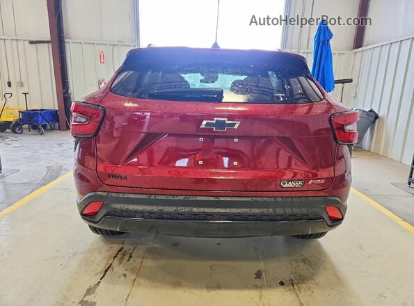 KL77LJEPXSC169930 2025 CHEVROLET TRAX Red Rear view