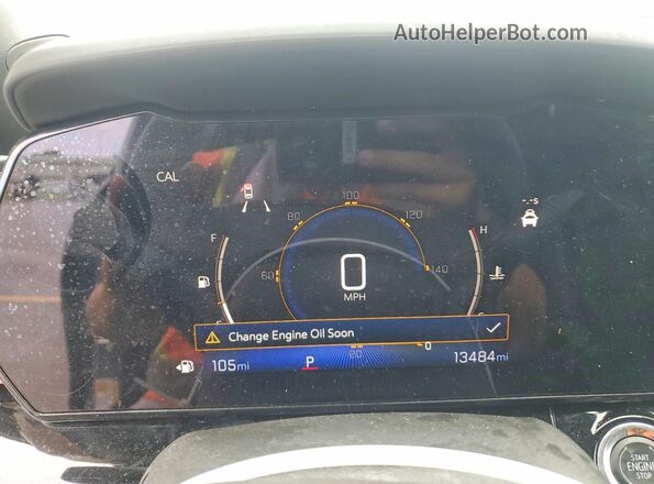 KL77LJEPXSC318014 2025 CHEVROLET TRAX Gray Вид щитка приладів