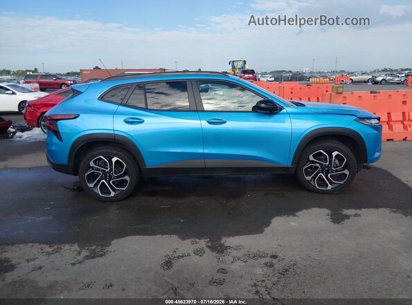 KL77LJEPXTC027756 2026 CHEVROLET TRAX Синий Вид задней части салона
