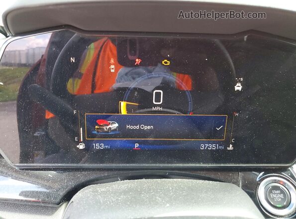 KL77LKE22RC023719 2024 CHEVROLET TRAX Orange Widok zestawu wskaźników