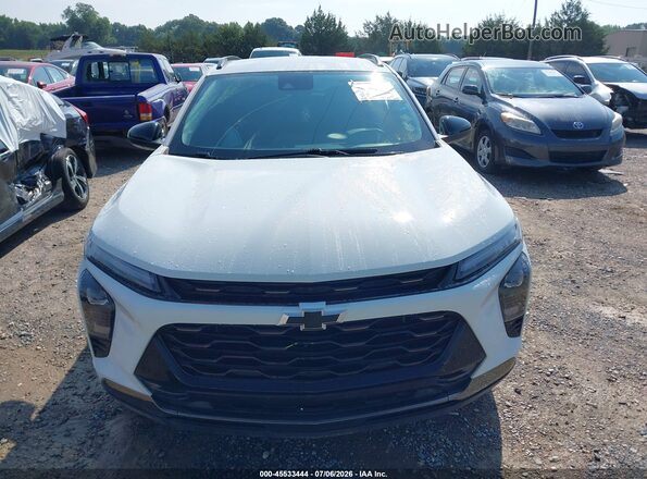 KL77LKE22RC094113 2024 CHEVROLET TRAX White Widok zestawu wskaźników