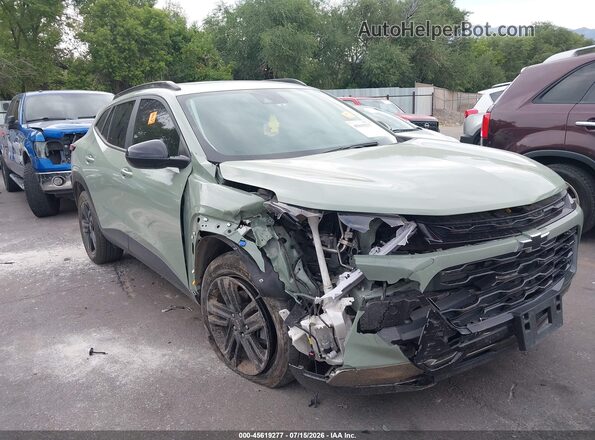 KL77LKE22RC154519 2024 CHEVROLET TRAX Green Вид спереду