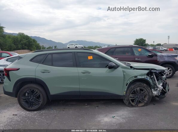 KL77LKE22RC154519 2024 CHEVROLET TRAX Green Вид задньої частини салону