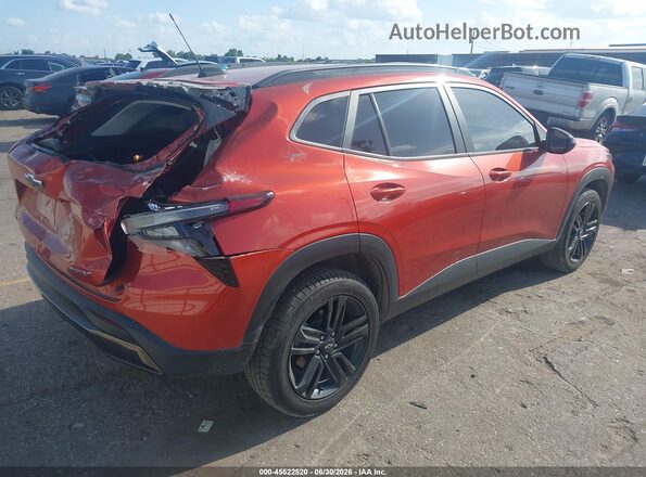 KL77LKE24RC001754 2024 CHEVROLET TRAX Оранжевый Задняя правая четверть