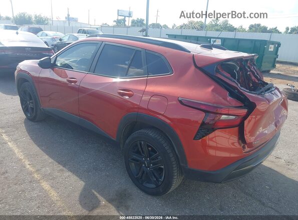 KL77LKE24RC001754 2024 CHEVROLET TRAX Оранжевый Задняя левая четверть