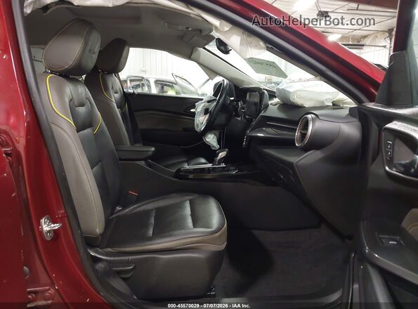 KL77LKE25RC202689 2024 CHEVROLET TRAX Red Вид салону спереду