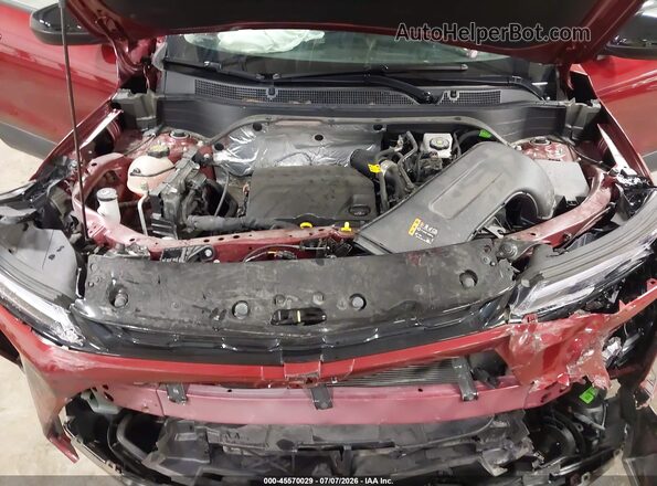 KL77LKE25RC202689 2024 CHEVROLET TRAX Red Вид ззаду