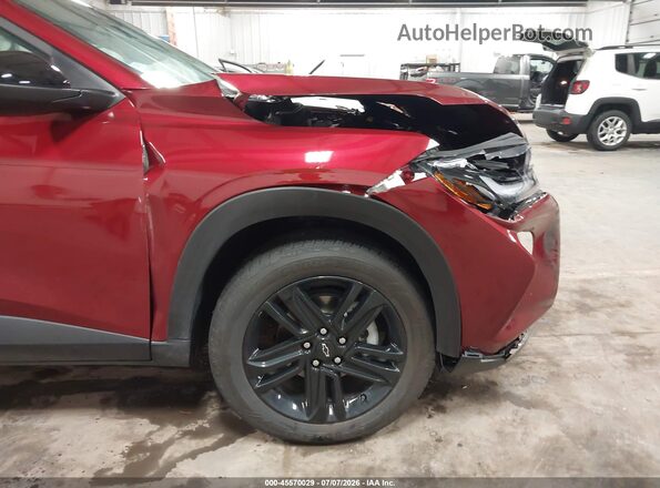 KL77LKE25RC202689 2024 CHEVROLET TRAX Red 